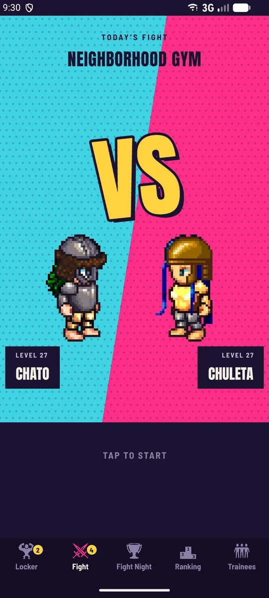 Fight poster: Chato versus Chuleta